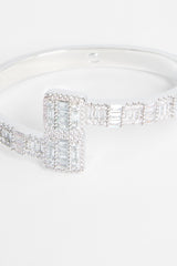 6mm Iced Cluster Bangle