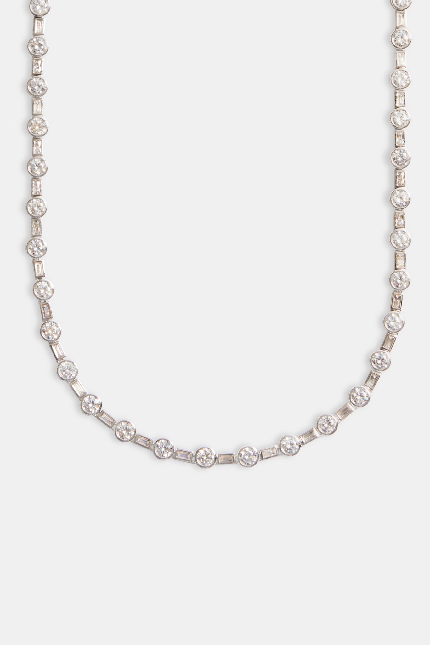 6 mm Iced CZ-Kette in gemischten Formen