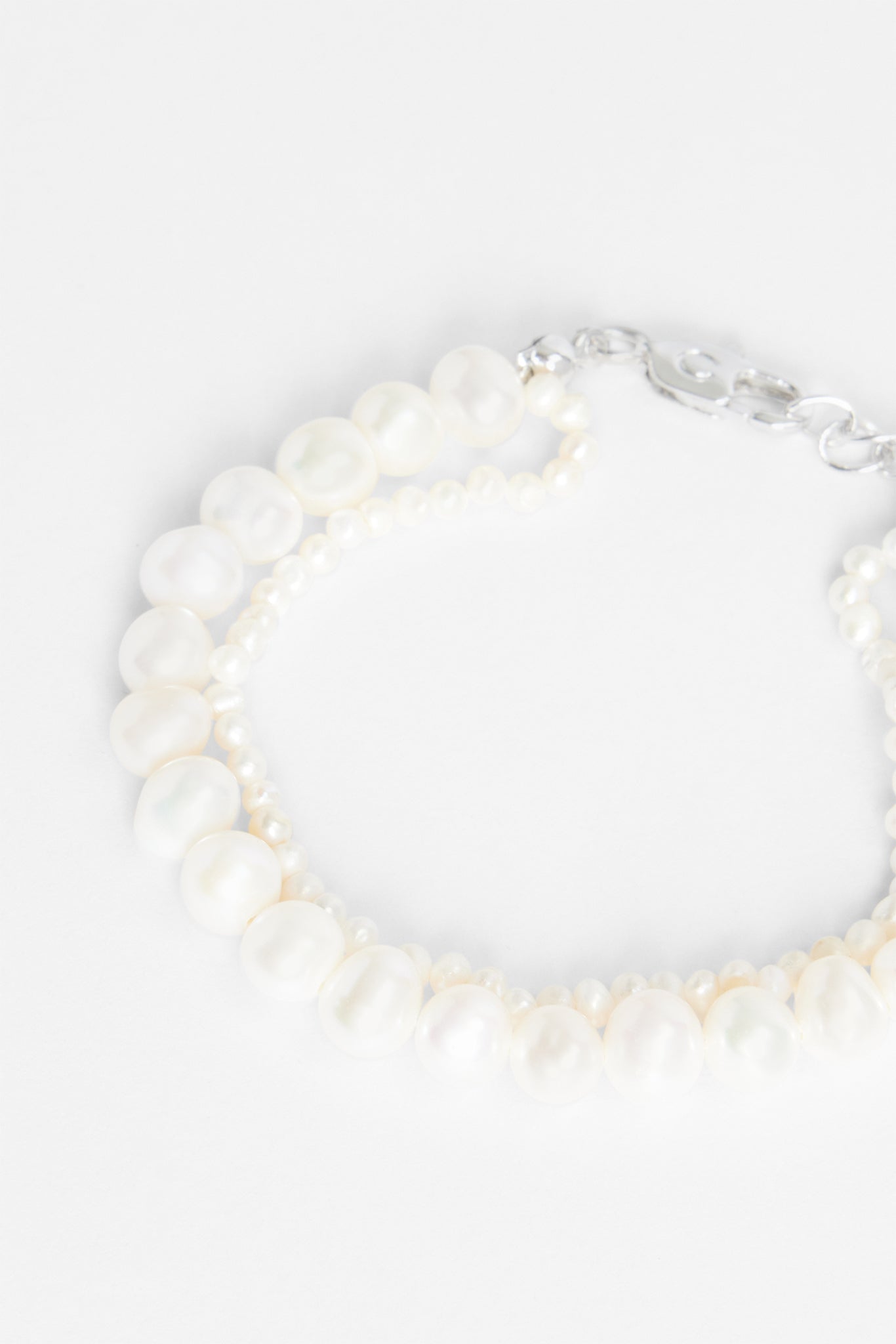 6mm Freshwater Pearl Double Layer Twist Bracelet