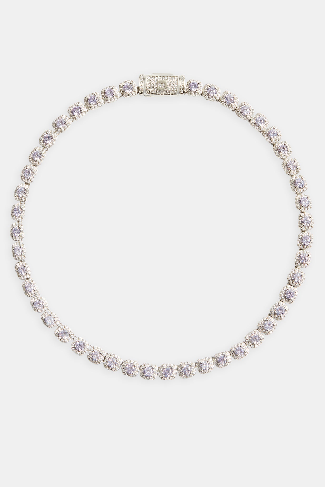 7 mm Iced Lilac CZ Cluster Choker