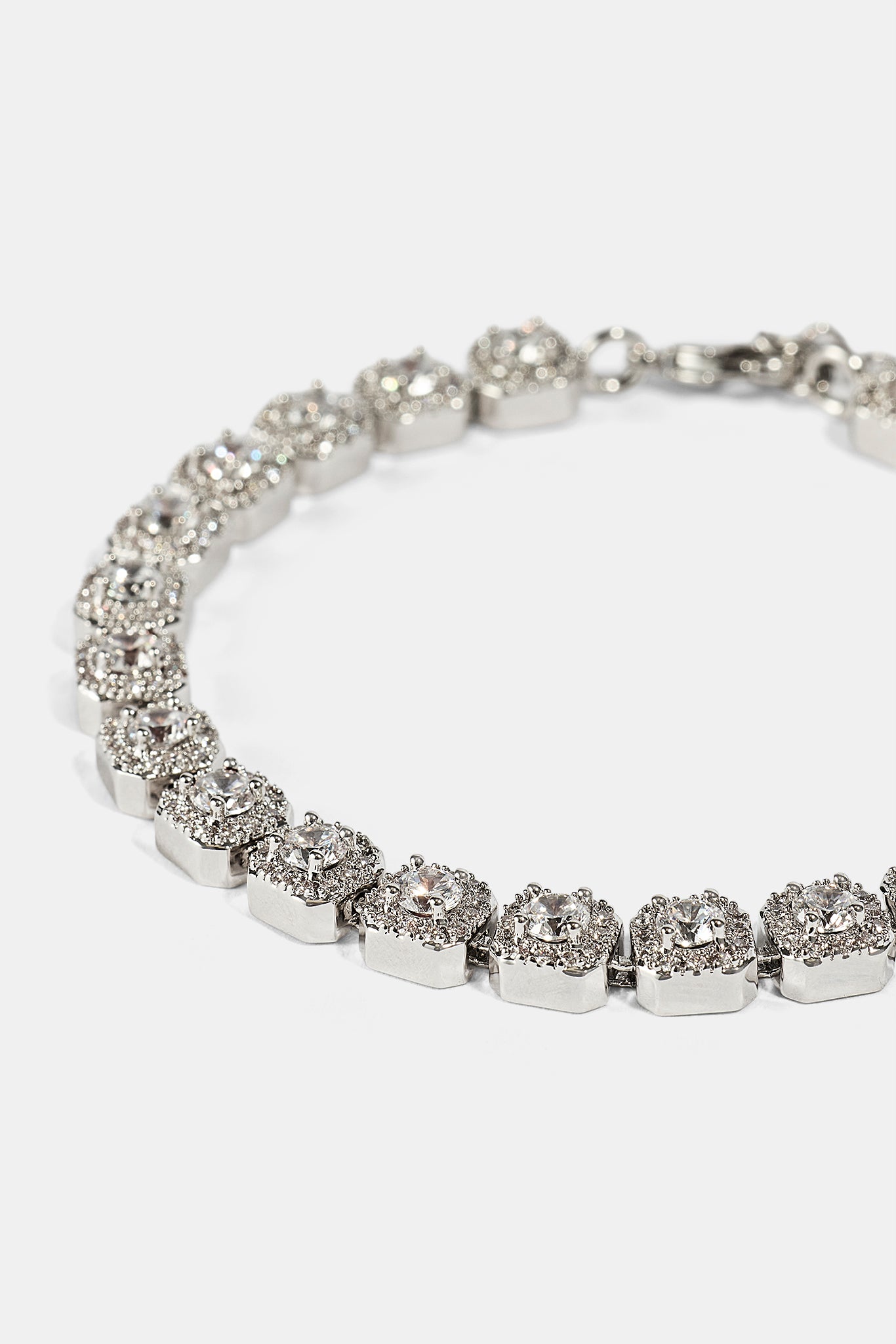 7 mm Cluster-Tennisarmband