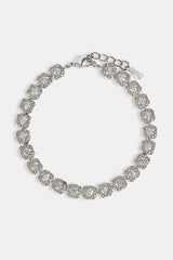 7 mm Cluster-Tennisarmband