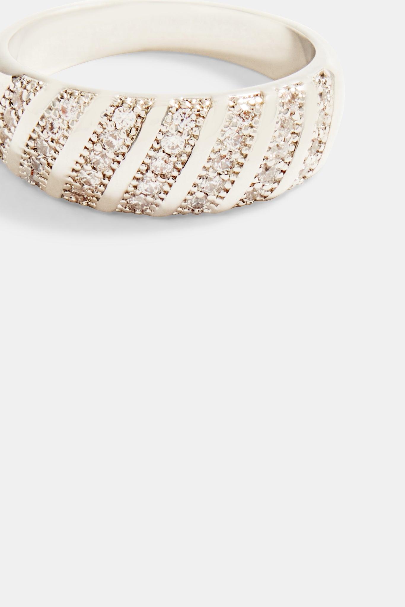 8 mm Iced CZ Mix Bandring 