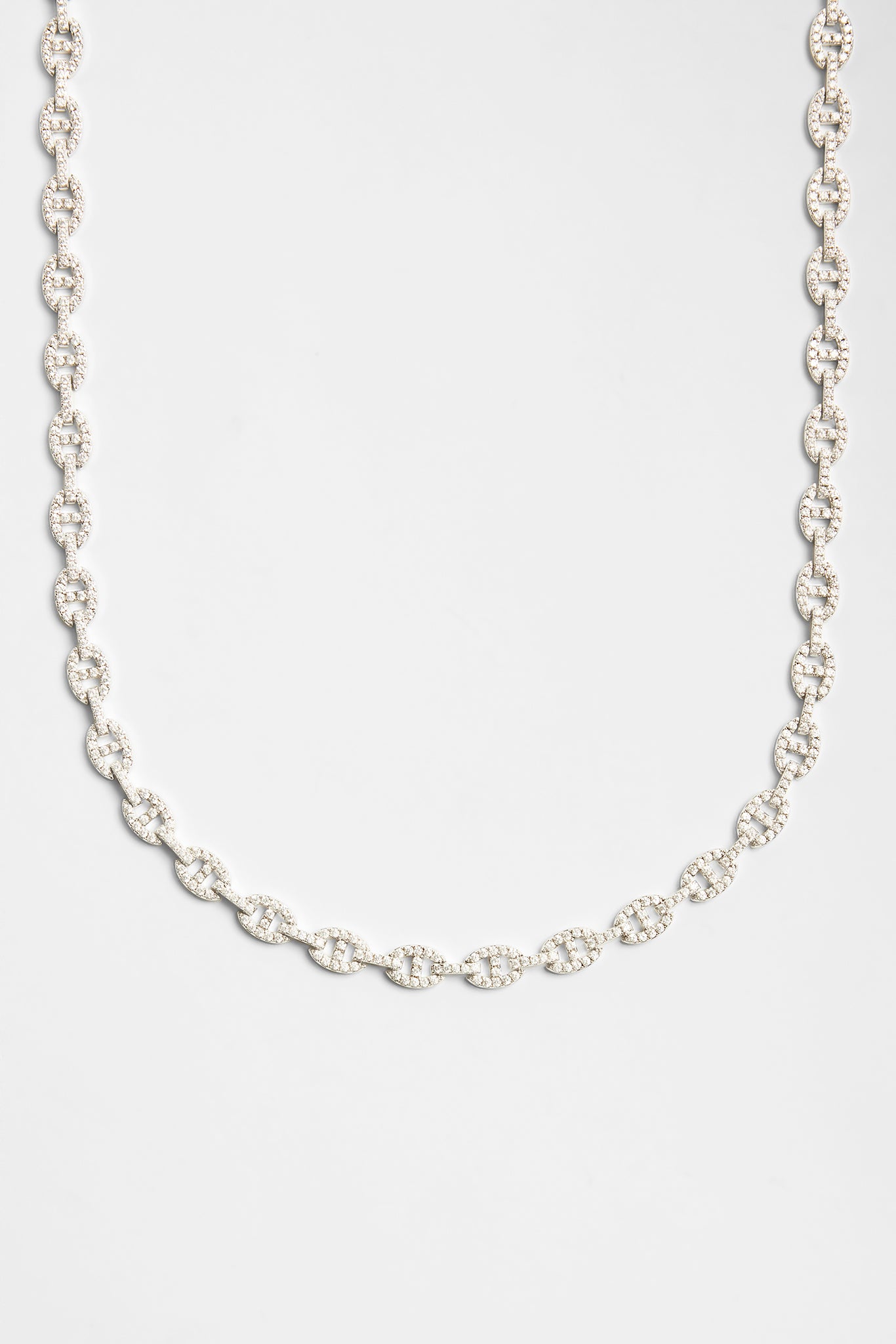 8 mm Iced CZ Kaffeebohnenkette