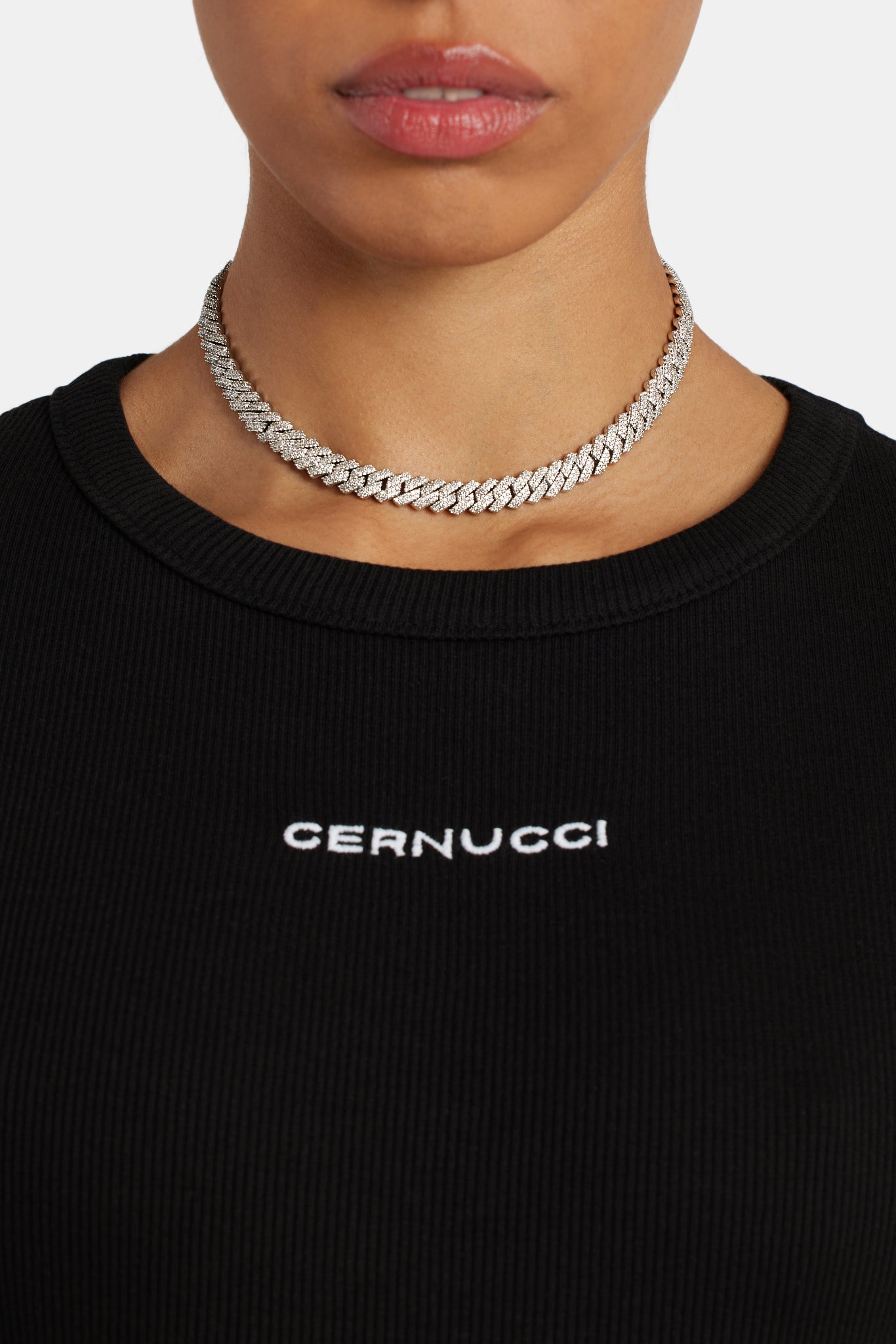 8 mm kubanisches Kettenhalsband mit Zinken