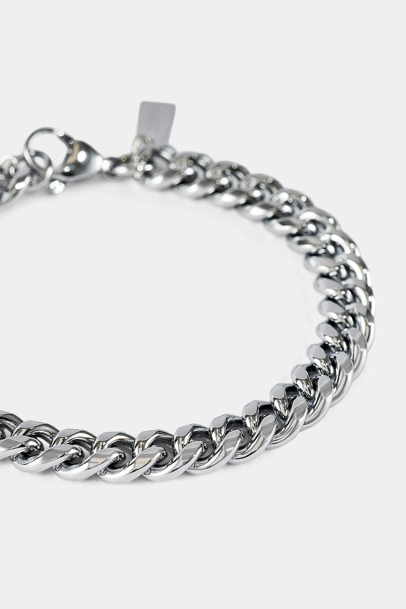 Miami Cuban Bracelet - 8mm - White