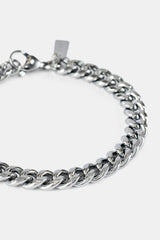 Miami Cuban Bracelet - 8mm - White