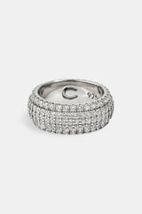 5 Row Band Ring - 10mm