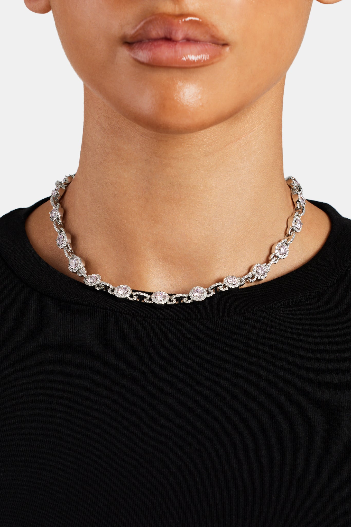 9 mm rosa Mittelgliederkette