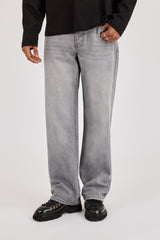 Mens Relaxed Jean - Washed Grey