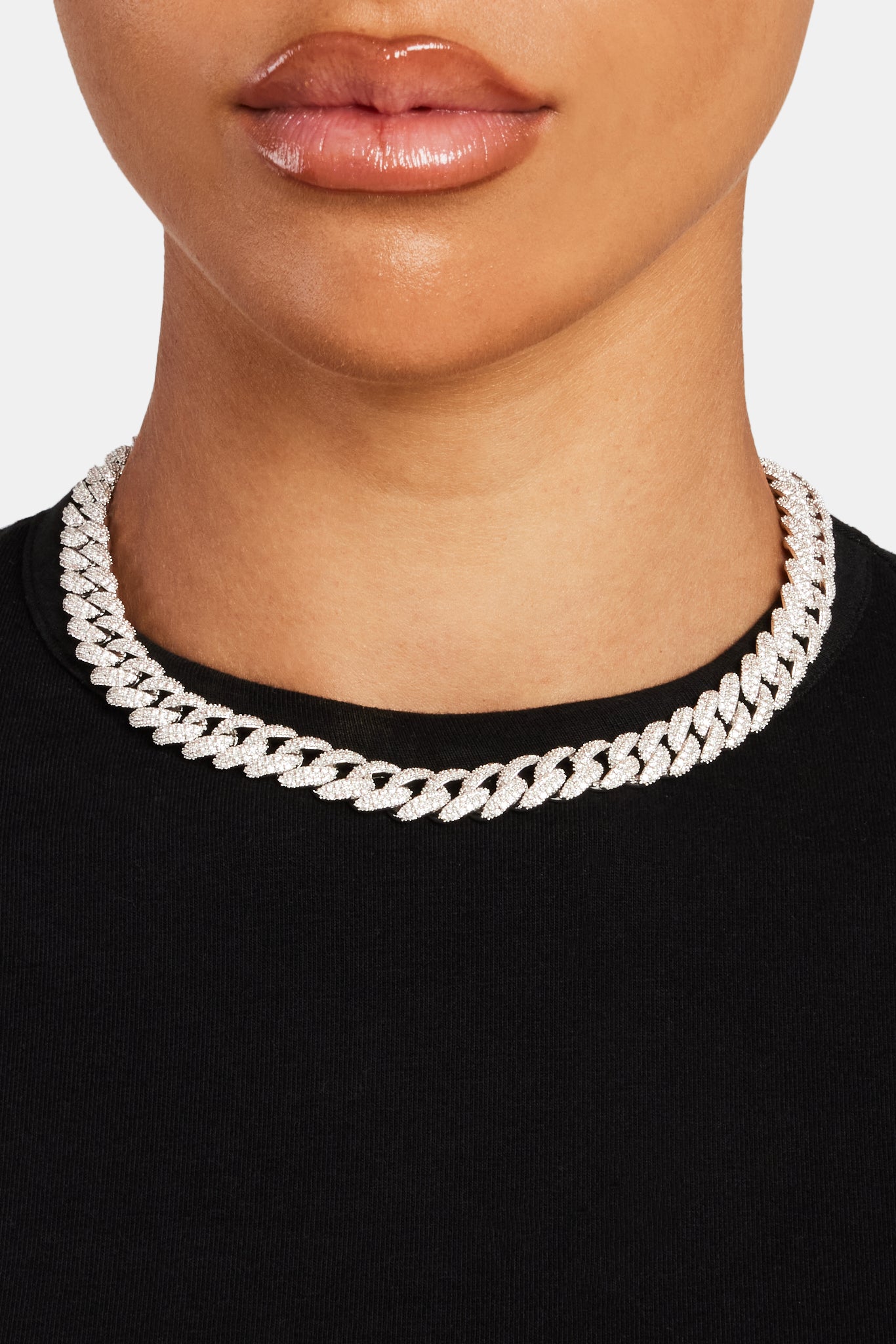 10 mm eisige kubanische Gliederkette