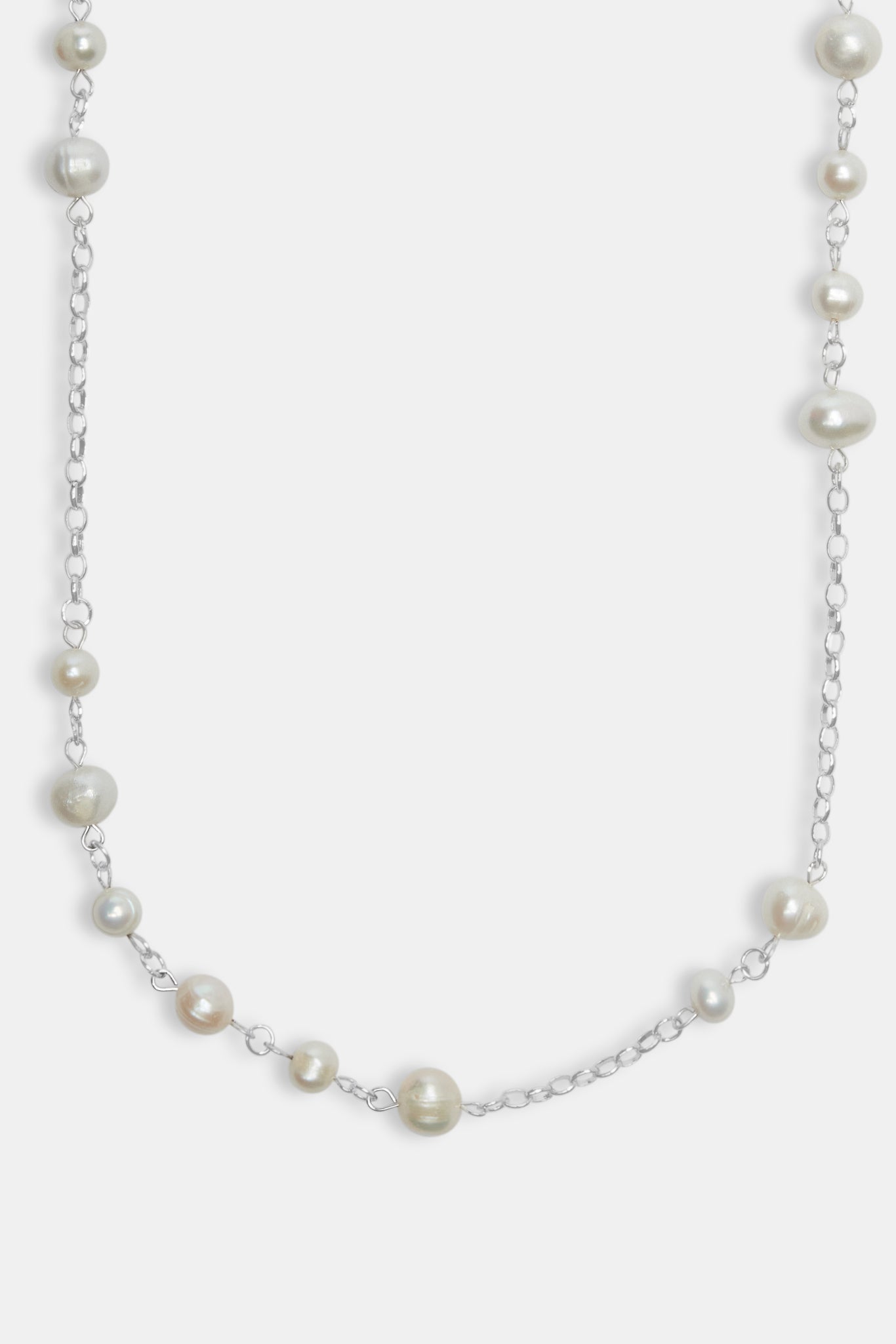 Freshwater Pearl Chain Necklace - 6mm