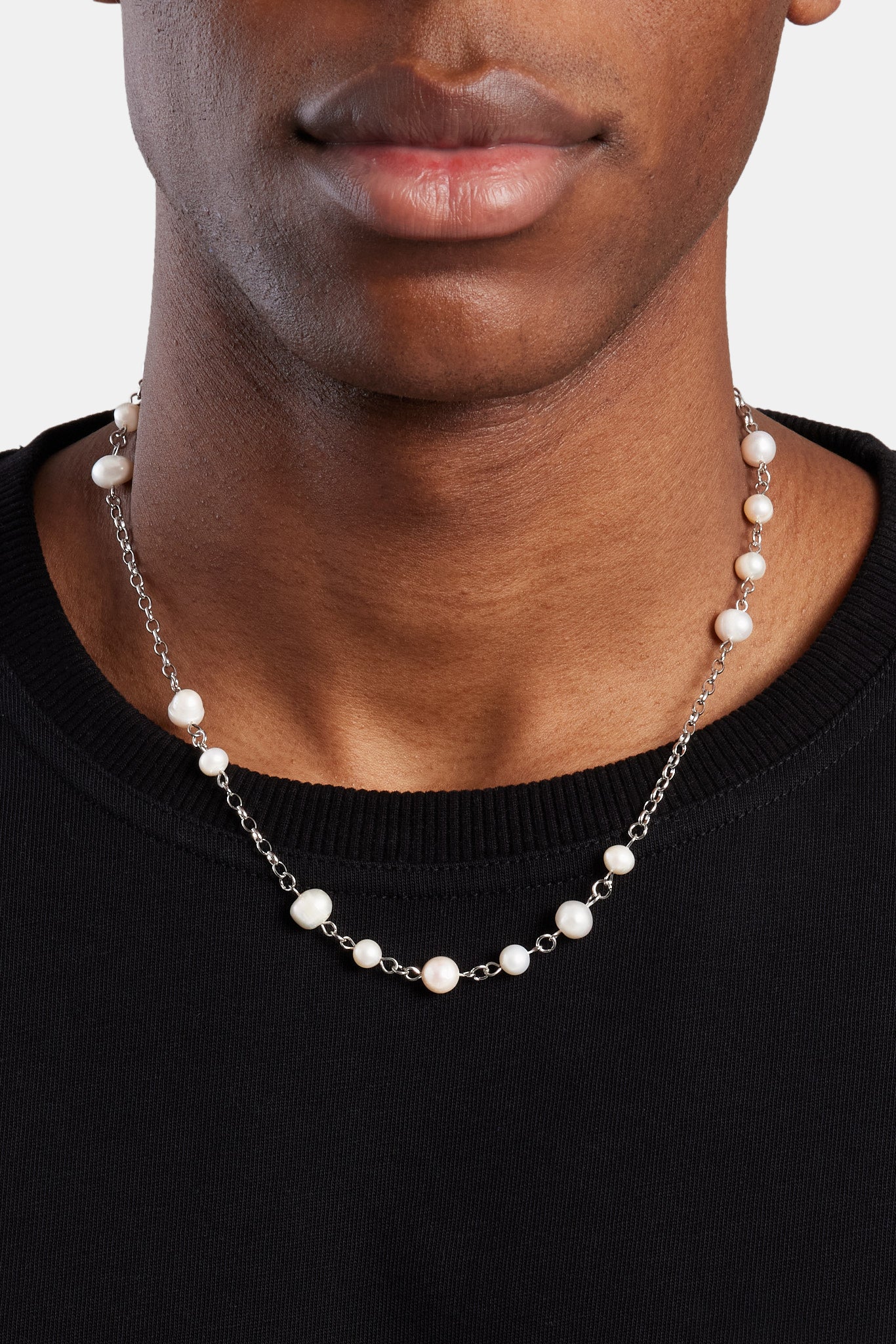 Freshwater Pearl Chain Necklace - 6mm