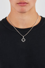 Iced Motif Outline Pendant