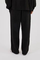 Mens C Knitted Jogger - Black