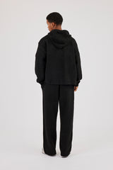 Mens C Knitted Zip Through Hoodie & Jogger - Black