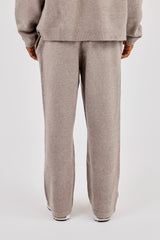 Mens C Knitted Jogger - Stone