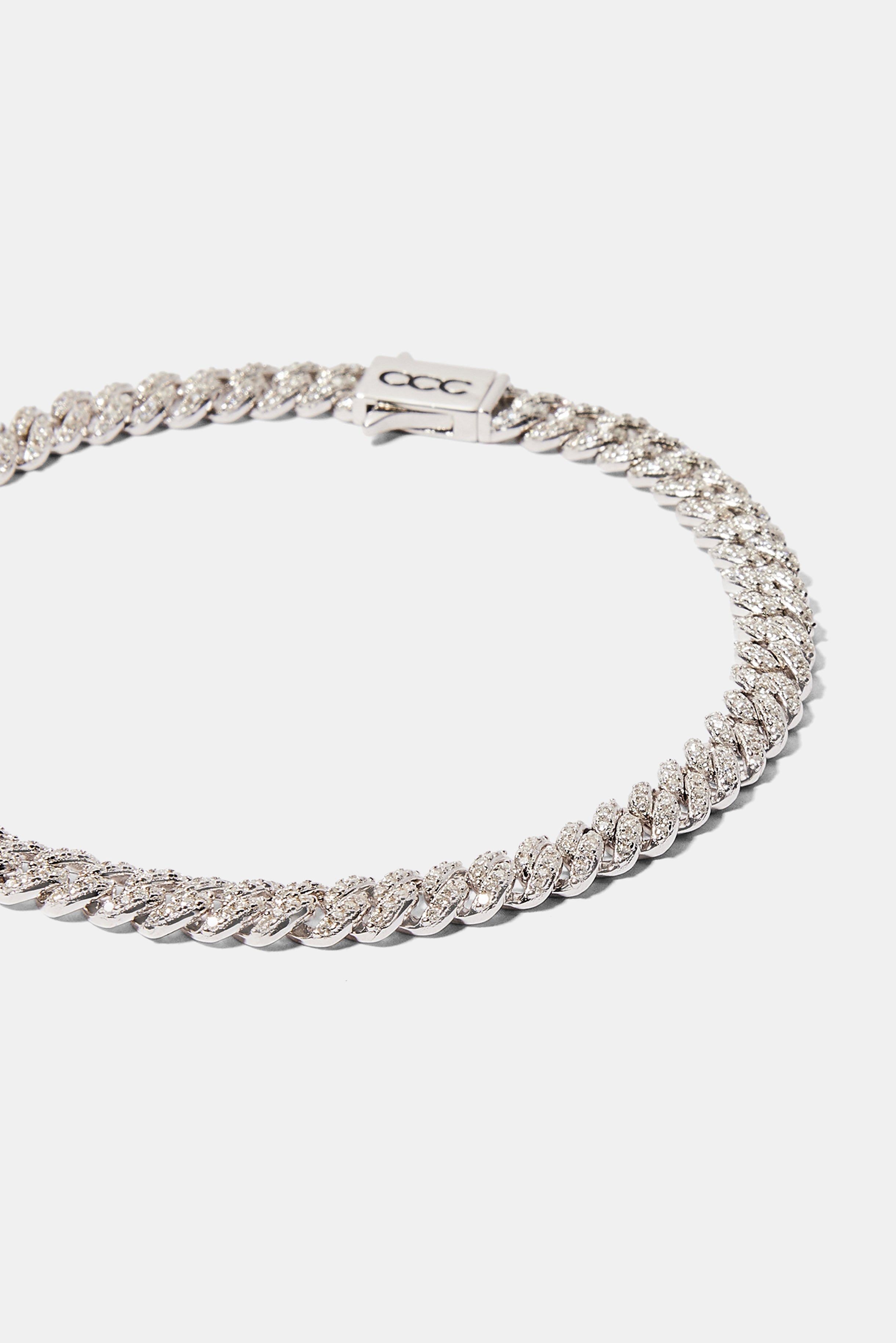 Moissanite Cuban Bracelet - 6mm