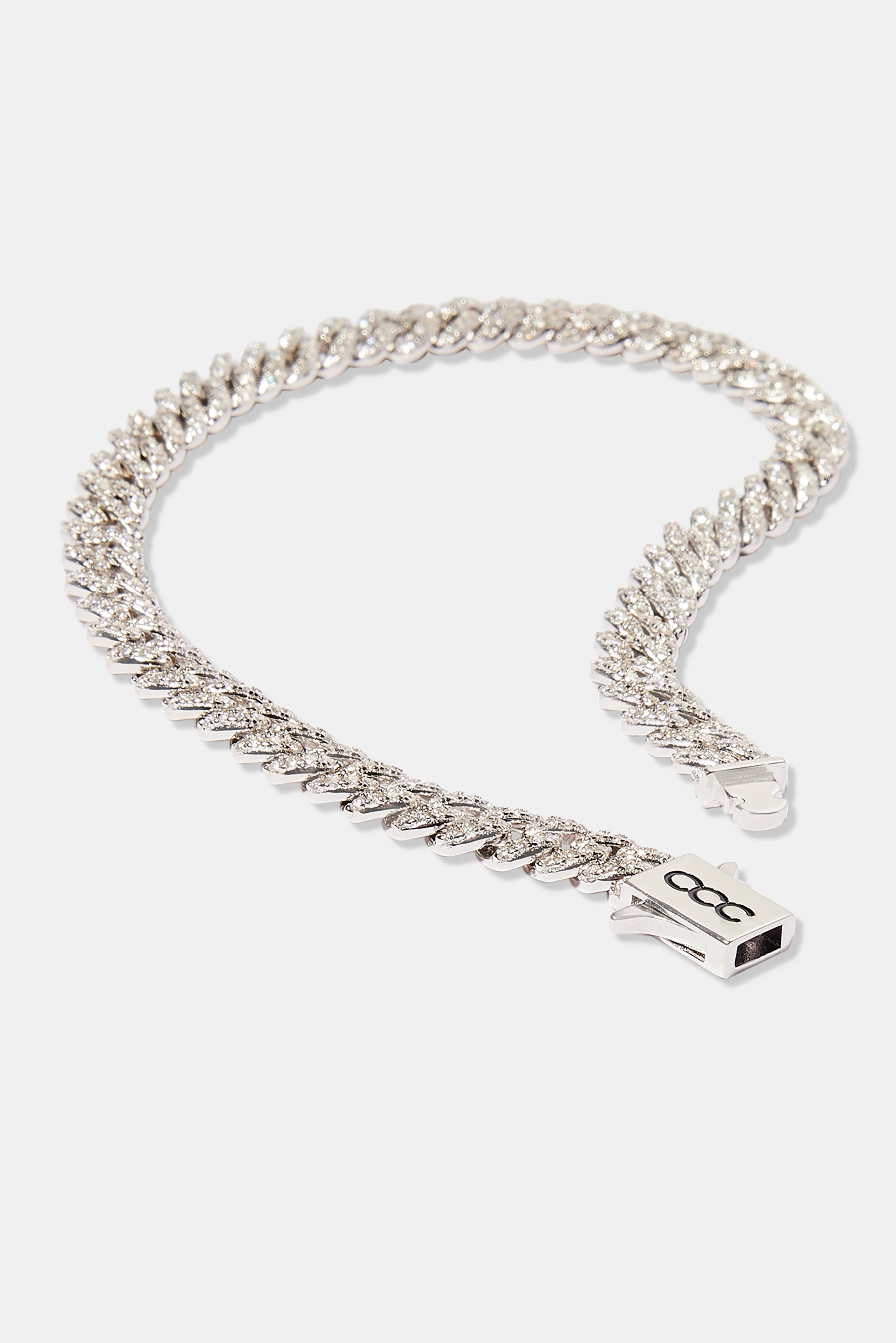 Moissanite Cuban Bracelet - 6mm