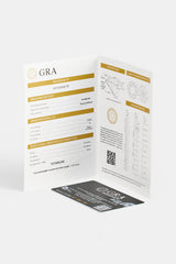 Moissanit-Doppelreihenring – 5 mm