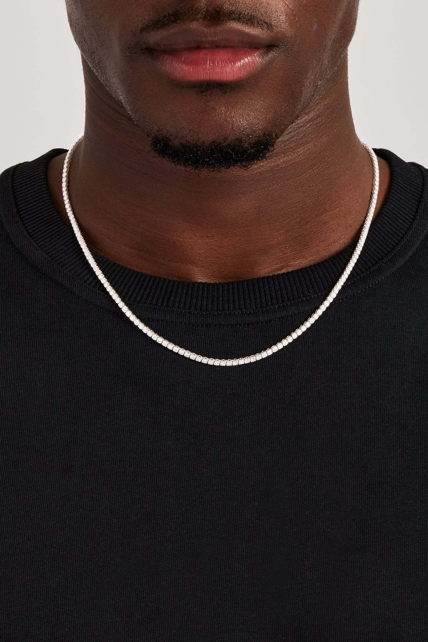 2,5 mm Moissanit-Mikro-Tenniskette