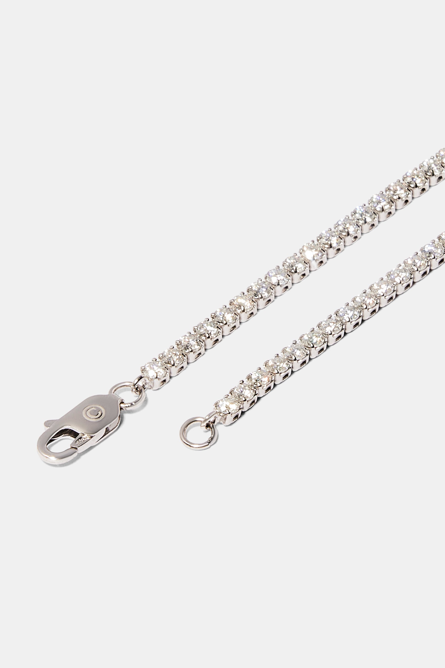 2.5mm Moissanite Micro Tennis Chain