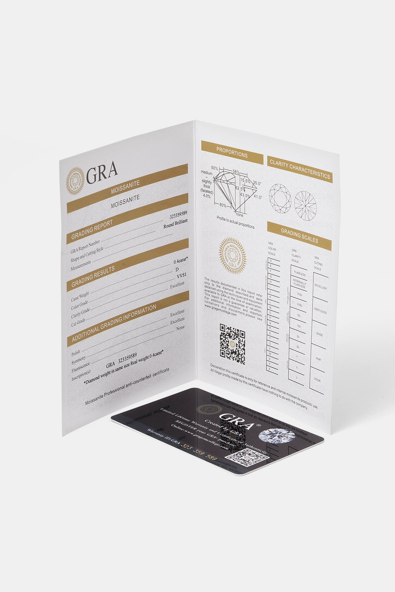 Ohrstecker in Moissanit-Form – 8 mm