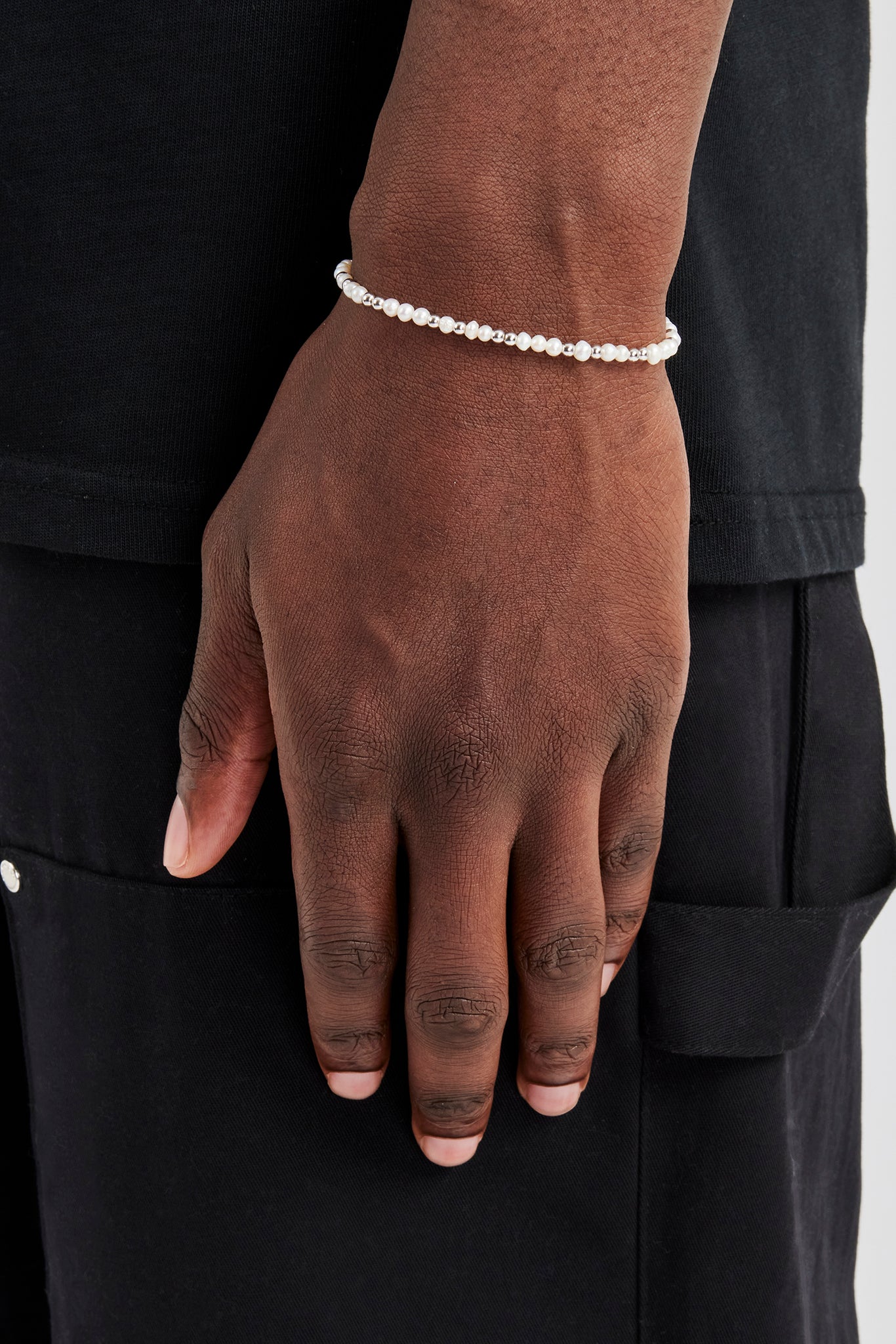 Mixed Freshwater Pearl & Bead Bracelet - 3mm