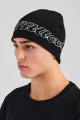 Cernucci Intarsia Beanie-Mütze - Schwarz