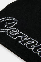 Cernucci Intarsia Beanie-Mütze - Schwarz