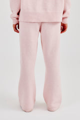 Wide Leg Knitted Jogger - Pink