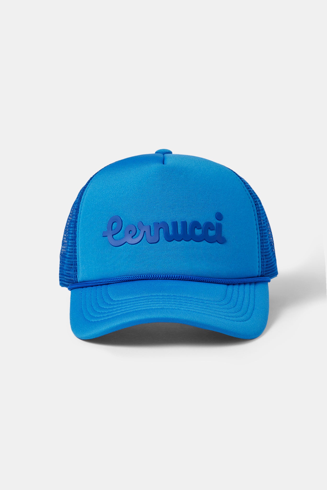 Cernucci Script Mesh Trucker - Blau