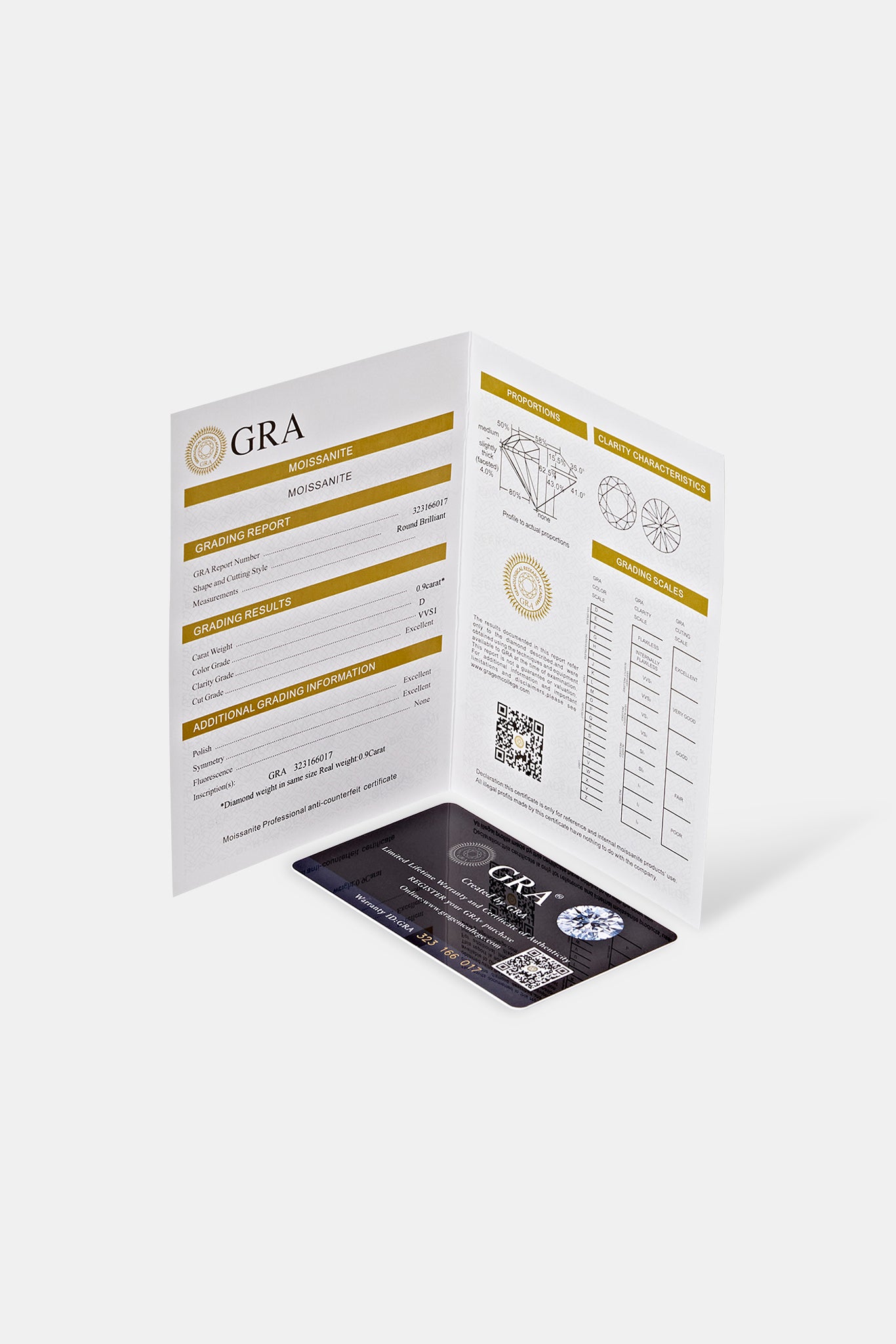 Moissanite Blue Baguette Centre Square Stud Earrings - 10mm