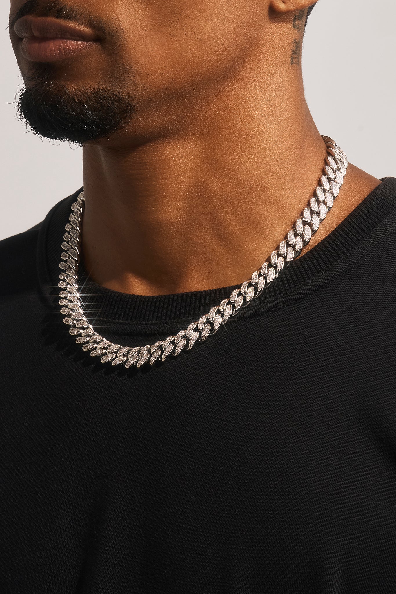 12 mm eisige kubanische Gliederkette