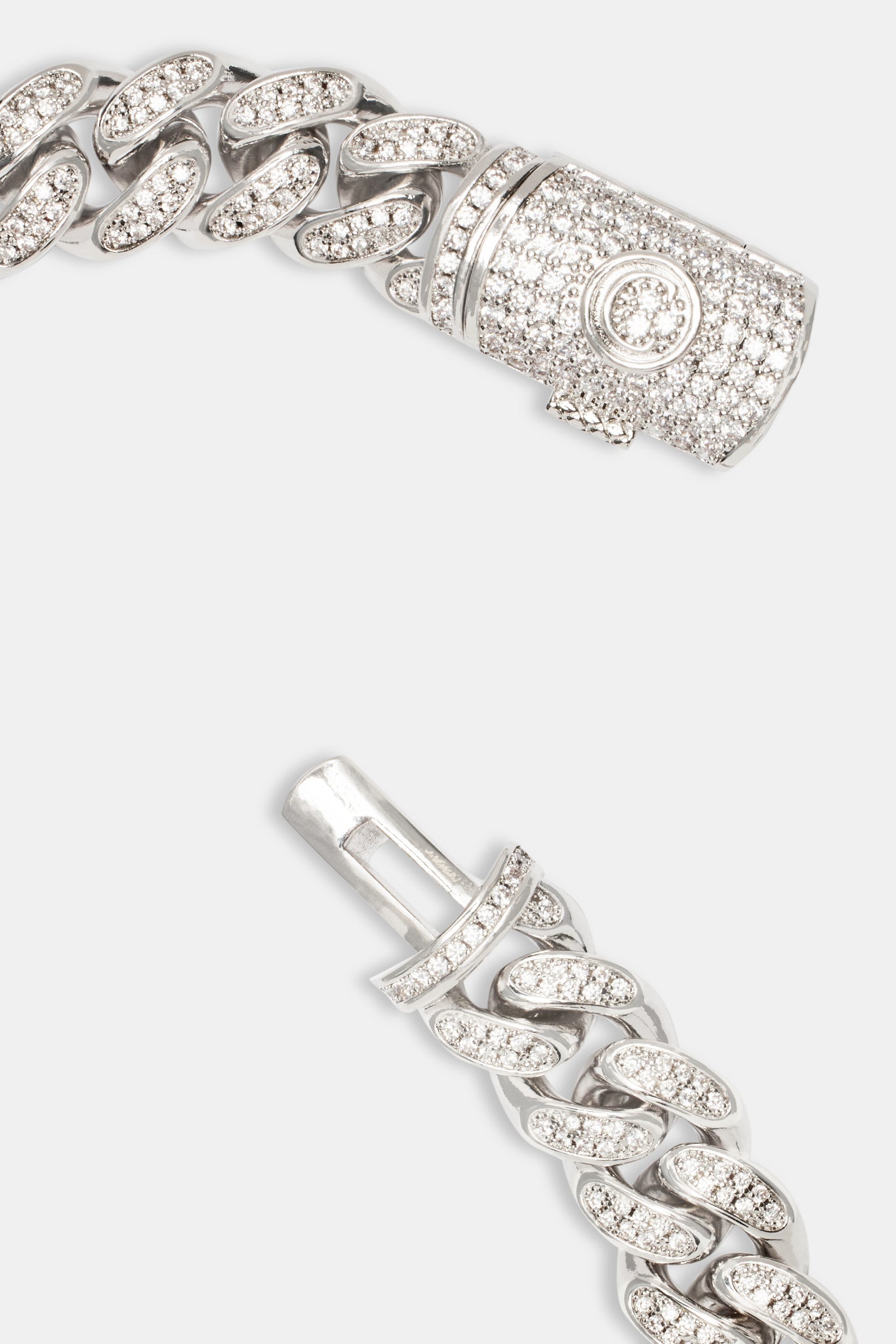 12 mm eisige kubanische Gliederkette