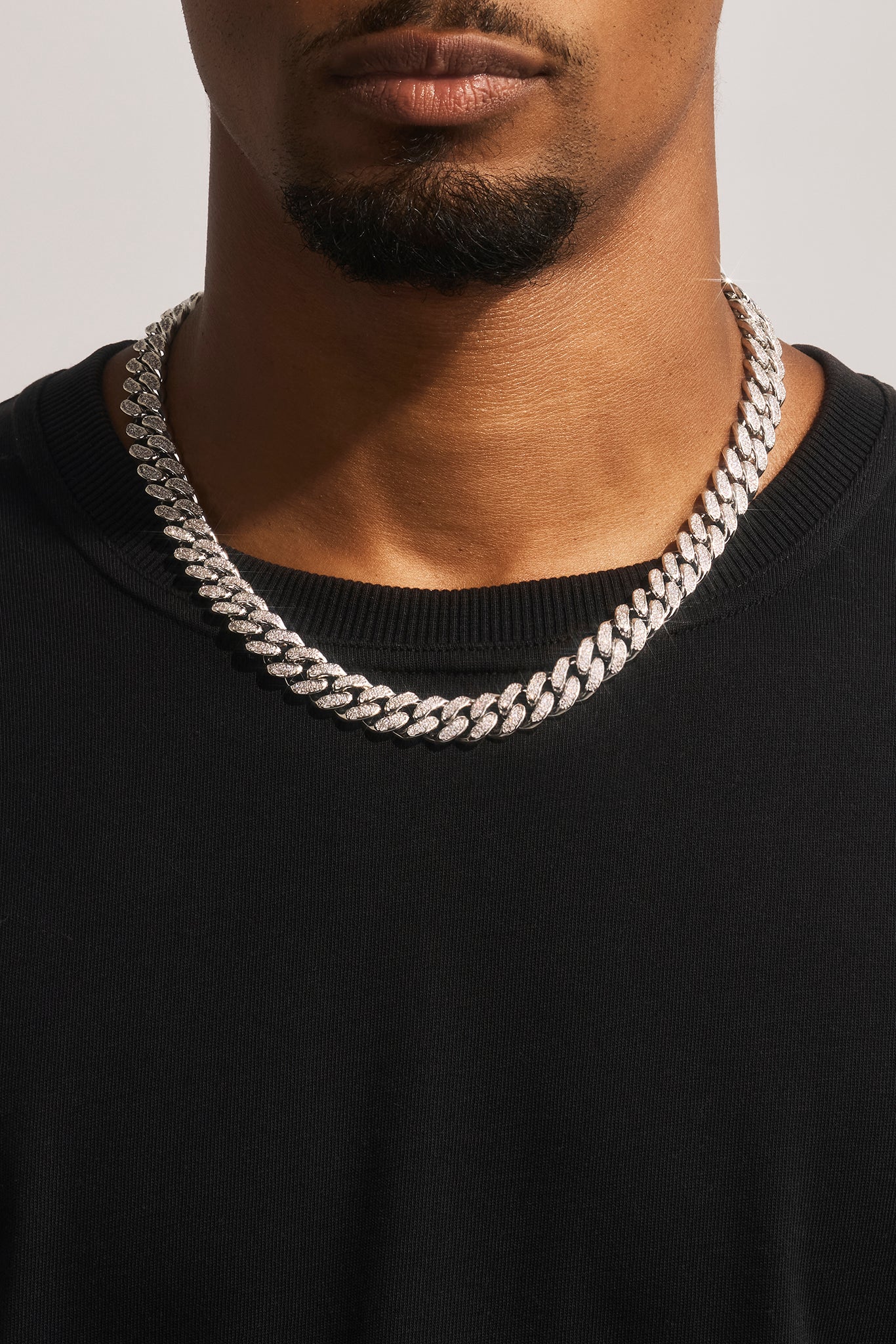 12 mm eisige kubanische Gliederkette