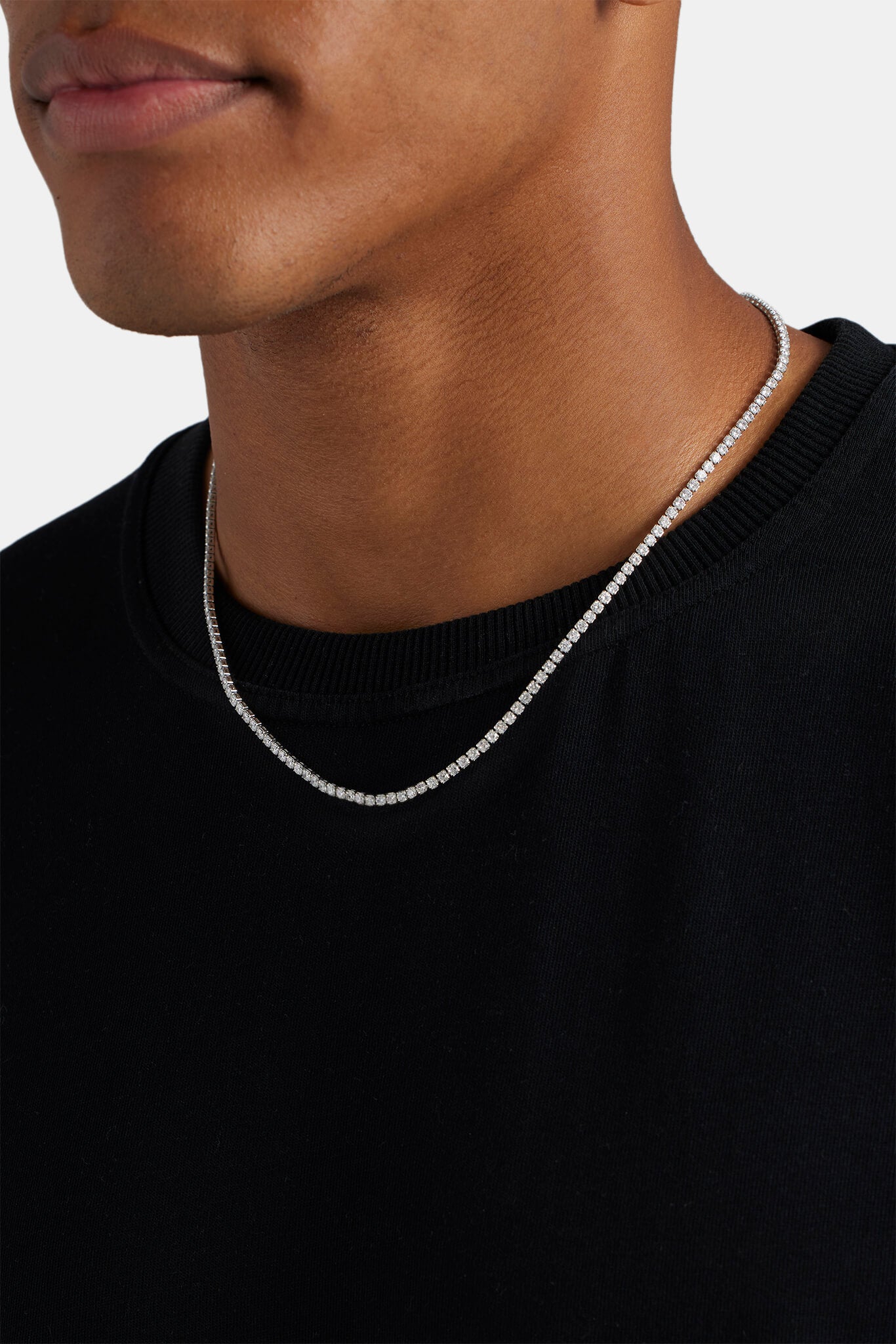 Micro Tennis Chain Rapper Chain 2.5mm Micro Tennis Chain – Cernucci