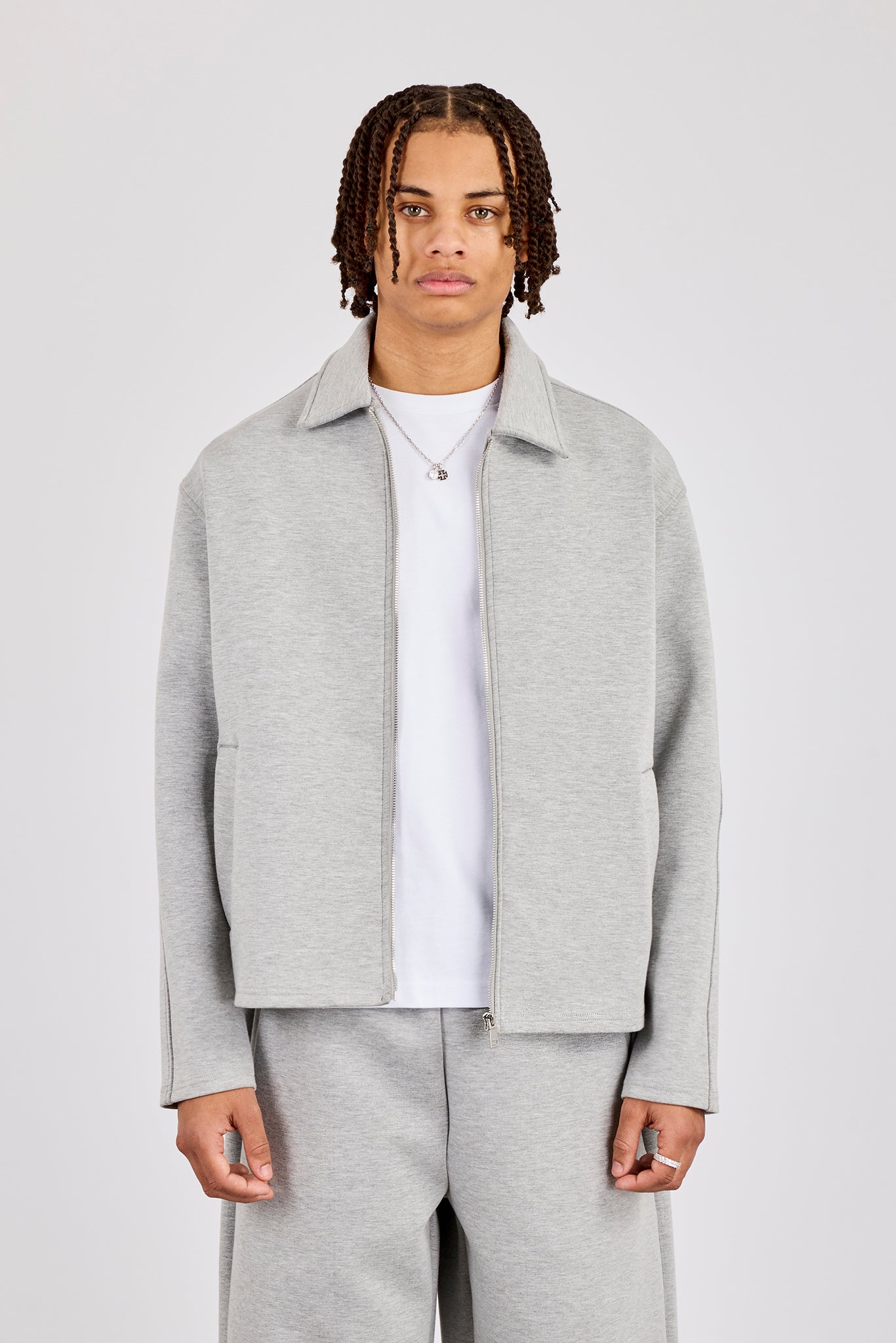 Scuba Harrington Jacket - Grey