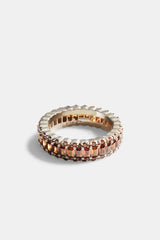 Baguette Band Ring - Coffee