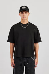 Cernucci Boxy T-Shirt - Schwarz