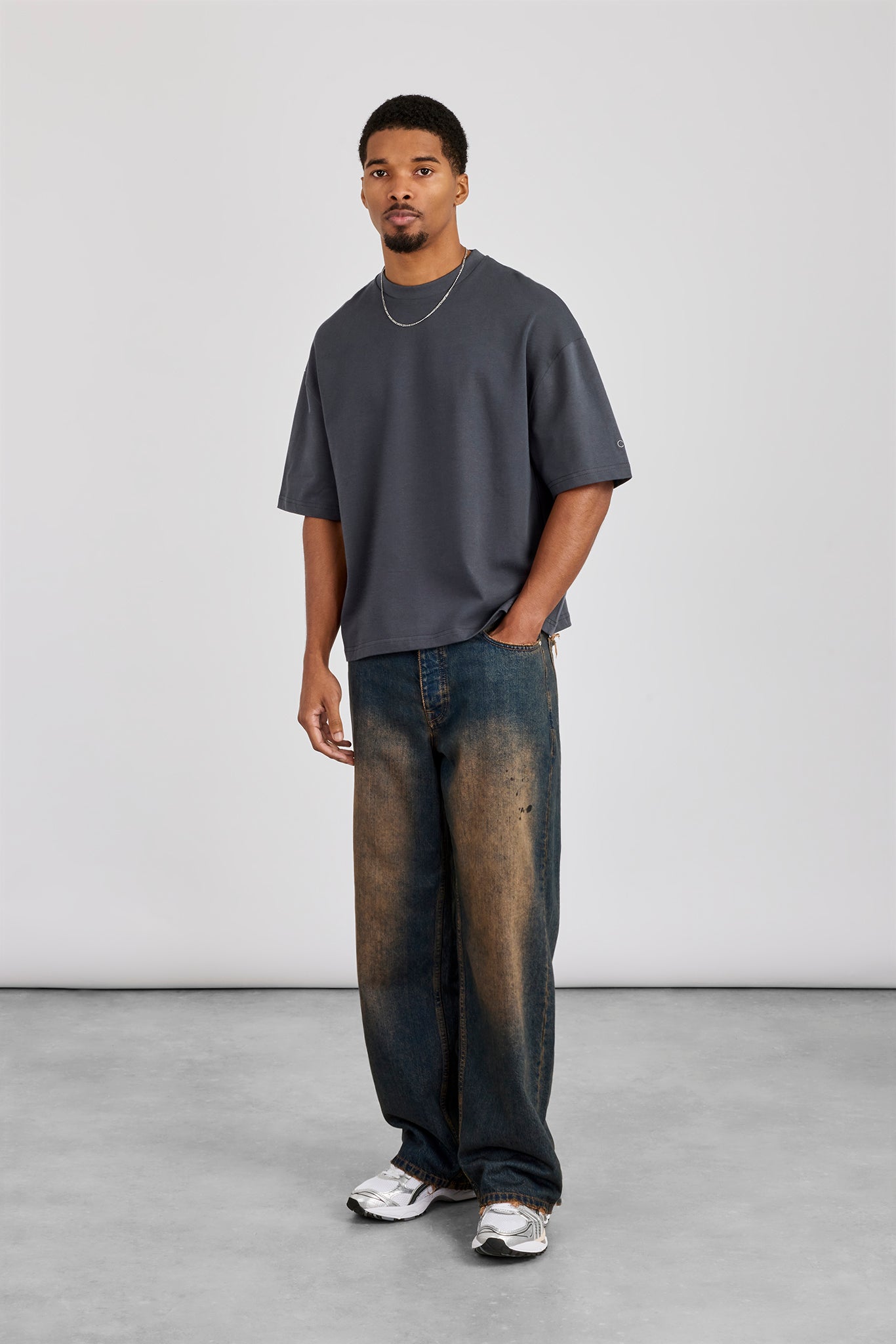 パンツ egon lab dirty wash wide leg jeans 23aw about:blank | wide leg denim jean dirty wash