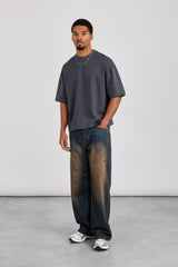 Baggy-Jeans im Dirty-Wash-Stil - Dirty Wash