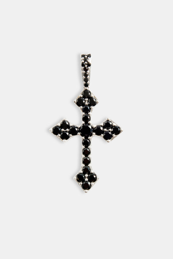 Black Iced Celtic Cross Pendant