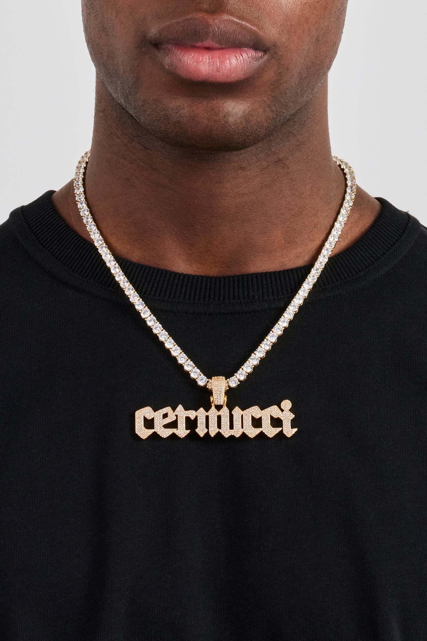 Biergarten-Schriftanhänger – 20 mm – Gold