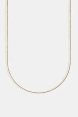 Mikro-Kubanische Kette – 1,5 mm – Gold