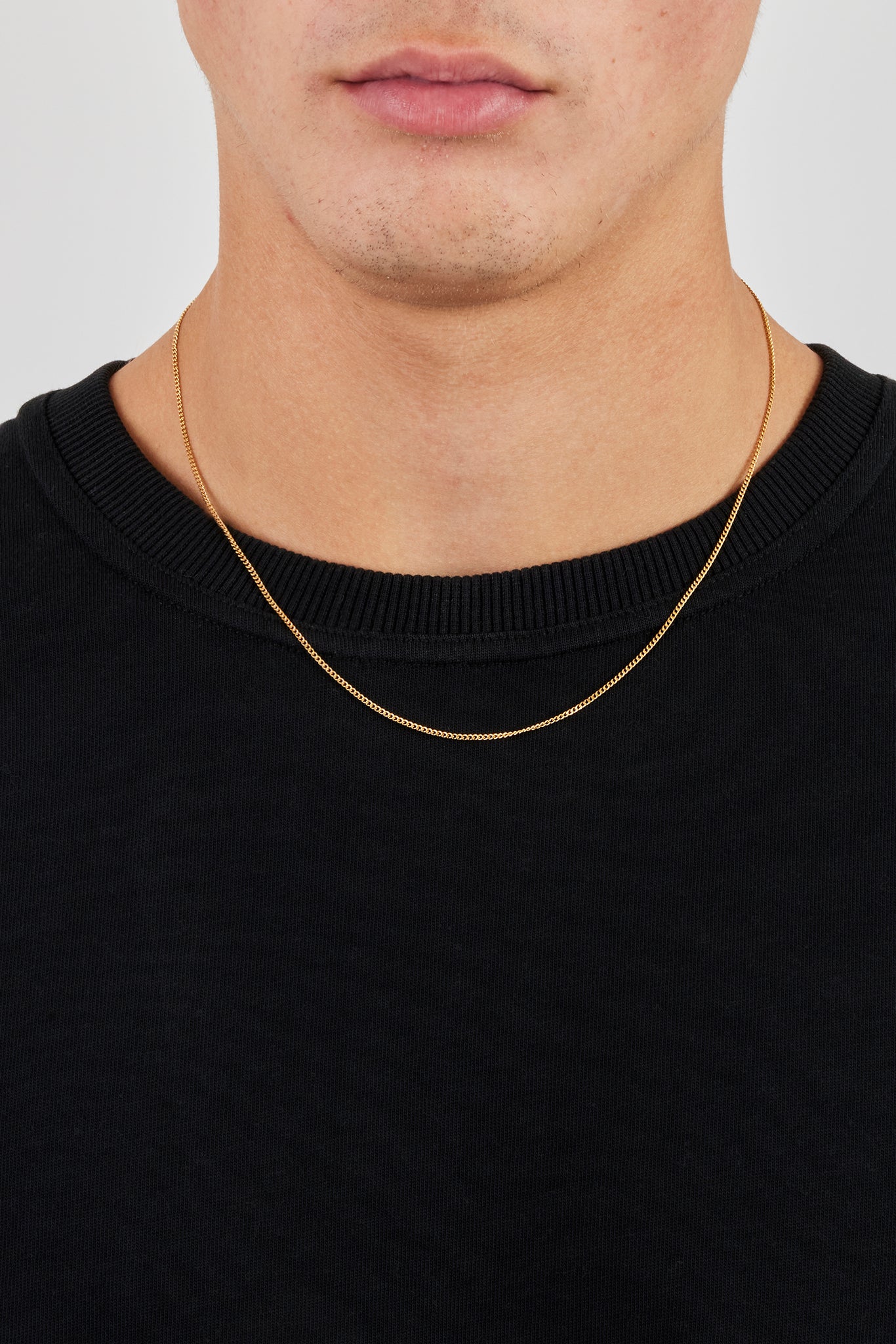 Mikro-Kubanische Kette – 1,5 mm – Gold