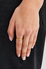 Polished Flower Ring - 12mm