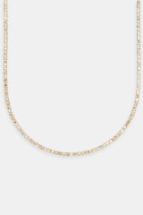 Goldene Mikro-Tenniskette – 2,5 mm 