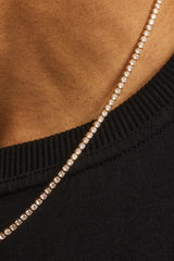 2,5 mm Mikro-Tenniskette – Gold 