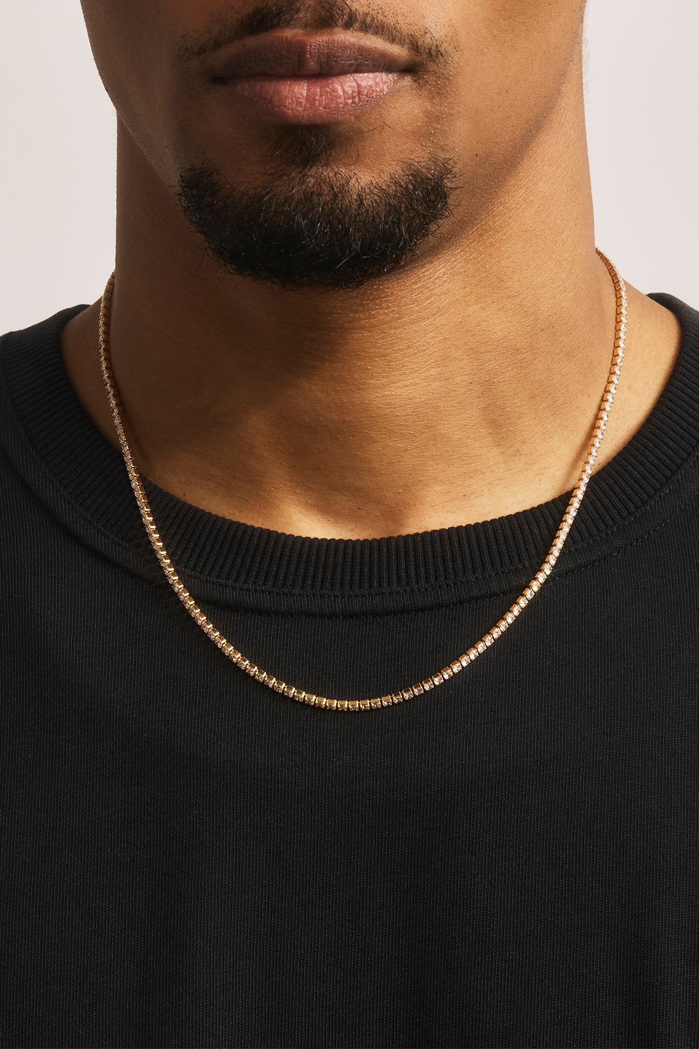 2,5 mm Mikro-Tenniskette – Gold 